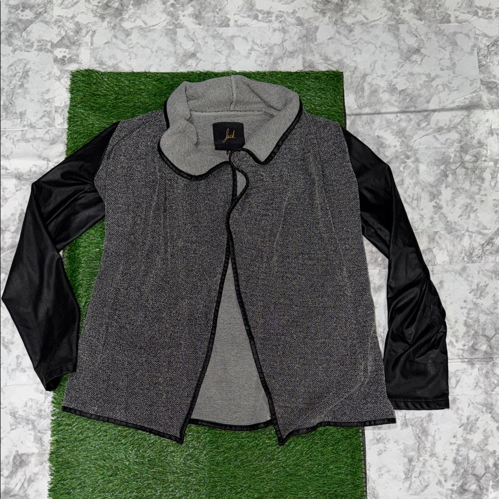 Jack by BB Dakota Gray and Black Women's Blazer